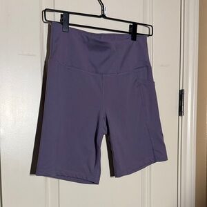 DKNY Women's Lavender Bike Shorts